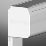 Modell 70 - Rullgardin i kassett med skenor som förhindrar ljusinsläpp. Vägg eller takupphängning. Manövreras antingen med vit eller kromad kulkedja eller med motor. Rullgardinen går att få i olika tyger och mönster – och från transparenta till mörkläggande. Barnsäkerhet ingår.