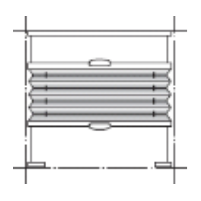 Modell: BB20 - Frihängande duettegardin med handtag där vävpaket kan samlas var som helst. Spännlist uppe. Barnsäker.Minbredd: 150 mm. Maxbredd: 1500 mm. Minhöjd: 100 mm. Maxhöjd: 2330 mm.